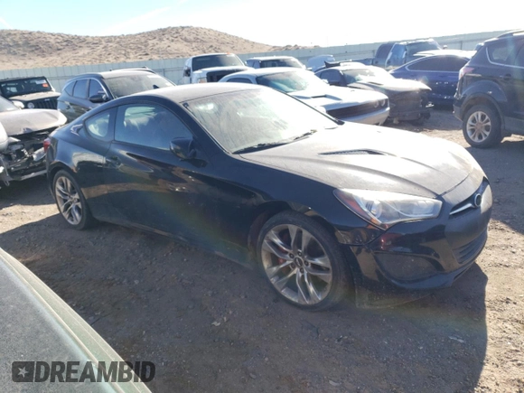 2013 Hyundai Genesis Coupe R-Spec with VIN KMHHT6KD9DU096590, listed as a Copart auction lot 37358694 with 137,046 mi miles and Non repairable. Bid and sale history available at DreamBid. Image 4.