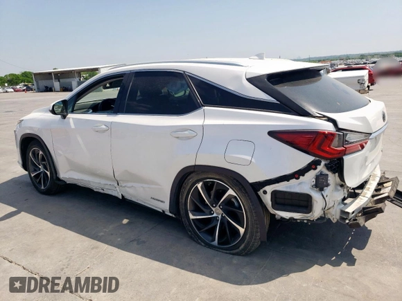 2017 Lexus RX 450h with VIN 2T2BGMCAXHC010399, listed as a Copart auction lot 53464995 with 32,530 mi miles and Salvage Title. Bid and sale history available at DreamBid. Image 2.
