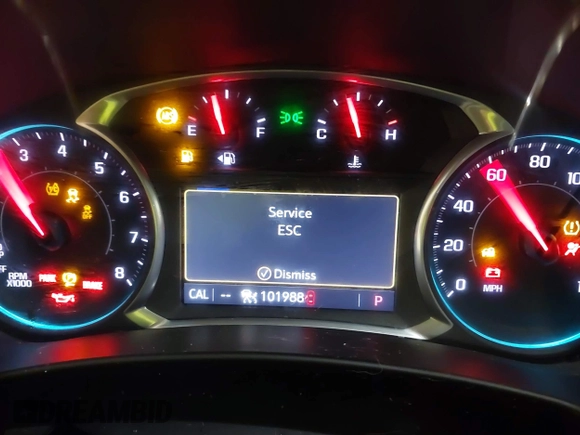 2019 Chevrolet Equinox Premier with VIN 3GNAXXEV2KS552955, listed as a IAAI auction lot 41759049 with 101,988 mi miles and . Bid and sale history available at DreamBid. Image 7.