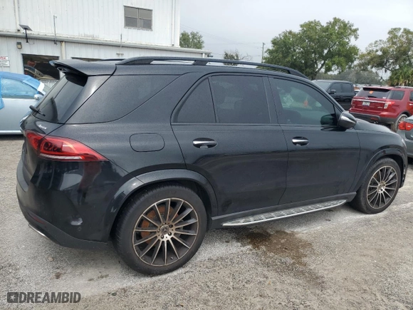 2021 Mercedes-Benz GLE with VIN 4JGFB8GB8MA428825, listed as a Copart auction lot 74134864 with 0 mi miles and Salvage Title. Bid and sale history available at carsss.com. Image 3.