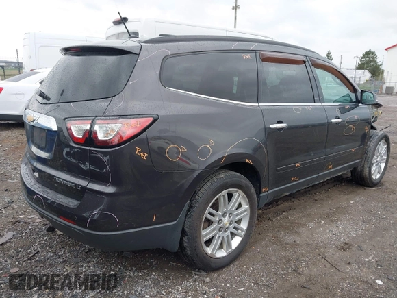 2013 Chevrolet Traverse LT with VIN 1GNKVGKD7DJ101997, listed as a IAAI auction lot 42001078 with 182,291 mi miles and . Bid and sale history available at DreamBid. Image 4.