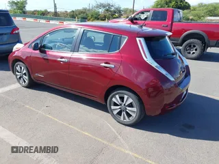 2016 Nissan LEAF SL with VIN 1N4BZ0CP6GC312099, listed as a IAAI auction lot 41799303 with 81,827 mi miles. Bid and sale history available at carsss.com. Image 3.