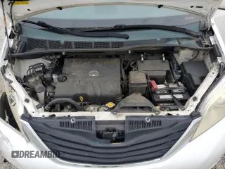 2012 Toyota Sienna LE AAS with VIN 5TDKK3DC8CS265274, listed as a Copart auction lot 54058245 with 175,063 mi miles and Salvage title. Bid and sale history available at DreamBid. Image 12.