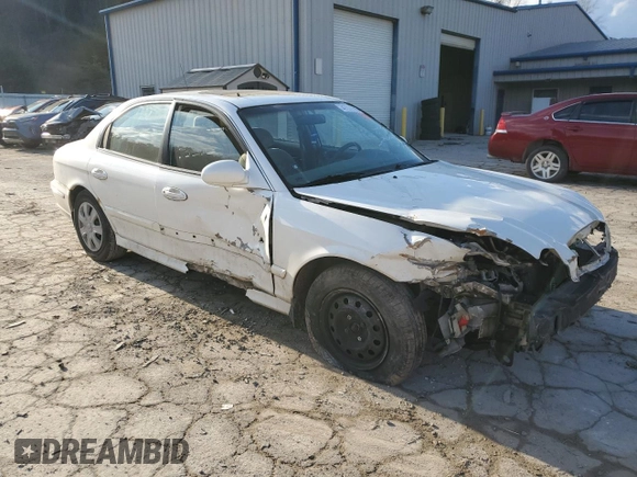 2002 Hyundai Sonata with VIN KMHWF25S32A581260, listed as a Copart auction lot 47229145 with 121,552 mi miles and Salvage Title. Bid and sale history available at carsss.com. Image 4.