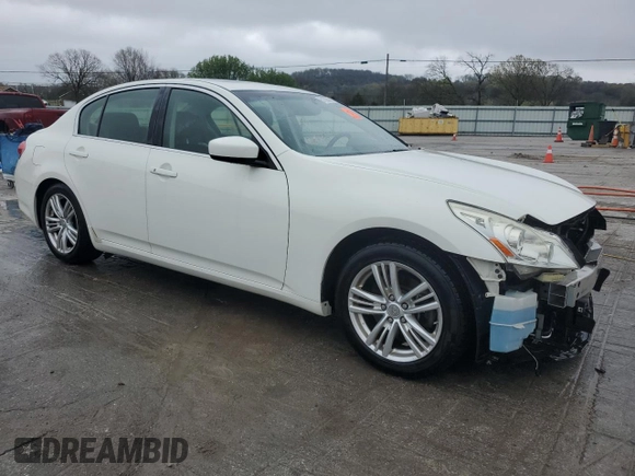 2013 Infiniti G37 Journey with VIN JN1CV6AP6DM719087, listed as a Copart auction lot 51229035 with 166,897 mi miles and Salvage Title. Bid and sale history available at DreamBid. Image 4.