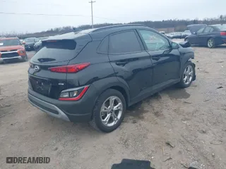 2023 Hyundai Kona SEL with VIN KM8K6CAB6PU038615, listed as a IAAI auction lot 41601016 with 13,860 mi miles. Bid and sale history available at carsss.com. Image 4.