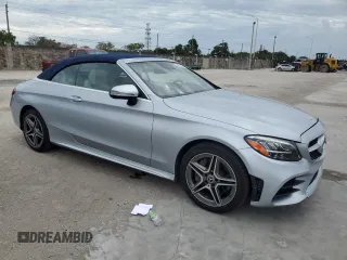 2023 Mercedes-Benz C 300 with VIN W1KWK8EB8PG117149, listed as a Copart auction lot 85022444 with 29,304 mi miles and Salvage Title. Bid and sale history available at DreamBid. Image 4.
