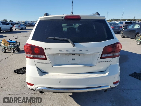 2015 Dodge Journey Crossroad with VIN 3C4PDCGG7FT614627, listed as a Copart auction lot 81808504 with 120,386 mi miles and Salvage Title. Bid and sale history available at DreamBid. Image 6.