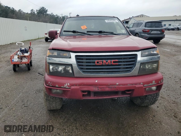 2005 GMC Canyon SLE Z71 with VIN 1GTDT196958121737, listed as a Copart auction lot 44645395 with 187,622 mi miles and Salvage Title. Bid and sale history available at carsss.com. Image 5.