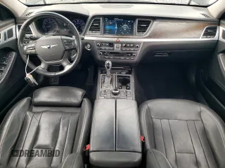 2017 Genesis G80 3.8L with VIN KMHGN4JE7HU201735, listed as a Copart auction lot 54178545 with 153,537 mi miles and Salvage title. Bid and sale history available at DreamBid. Image 8.