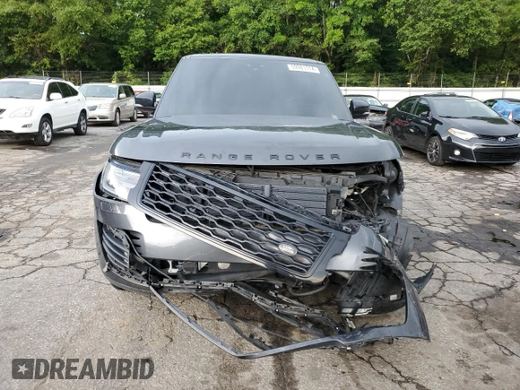 2020 Land Rover Range Rover z VIN SALGS5SE7LA574603, wystawiony jako Copart lot #59981714 z przebiegiem 54 127 mil mil oraz Szkoda całkowita • Salvage title. Historia ofert i sprzedaży dostępna na DreamBid. Obrazek 5.