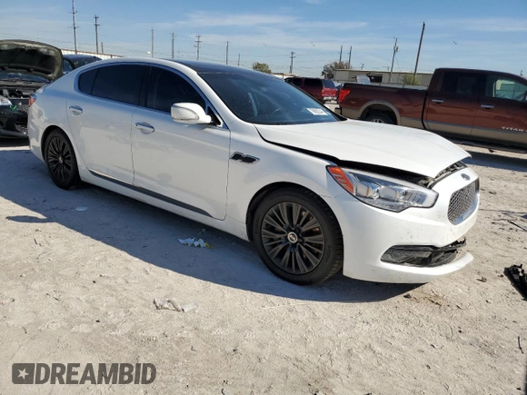 2016 Kia K900 Premium with VIN KNALT4D36G6031354, listed as a Copart auction lot 79992234 with 146,192 mi miles and Salvage Title. Bid and sale history available at carsss.com. Image 4.