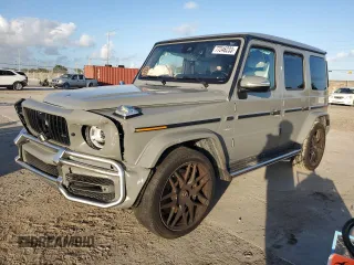 2021 Mercedes-Benz G 63 AMG with VIN W1NYC7HJXMX386092, listed as a Copart auction lot 77246233 with Not Provided miles and . Bid and sale history available at carsss.com. Image 1.
