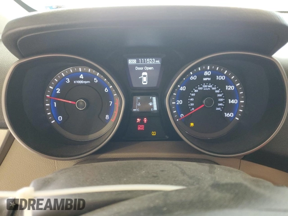 2014 Hyundai Elantra GT with VIN KMHD35LH1EU165767, listed as a Copart auction lot 53121305 with 111,523 mi miles and Salvage Title. Bid and sale history available at carsss.com. Image 9.
