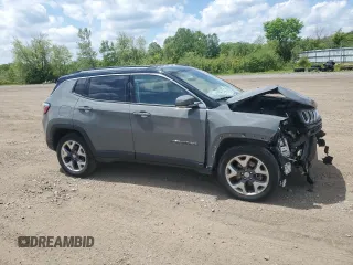 2020 Jeep Compass Limited z VIN 3C4NJDCB4LT137148, wystawiony jako Copart lot #59091465 z przebiegiem 48 117 mil mil oraz Szkoda całkowita • Salvage title. Historia ofert i sprzedaży dostępna na DreamBid. Obrazek 4.