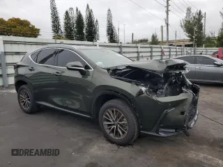 2025 Lexus NX 250 with VIN 2T2ADCAZ8SC021948, listed as a Copart auction lot 42130975 with 1,920 mi miles and Salvage title. Bid and sale history available at DreamBid. Image 4.