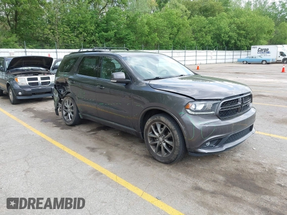 2017 Dodge Durango GT with VIN 1C4RDJDG5HC799115, listed as a IAAI auction lot 42281526 with 90,389 mi miles and . Bid and sale history available at DreamBid. Image 1.