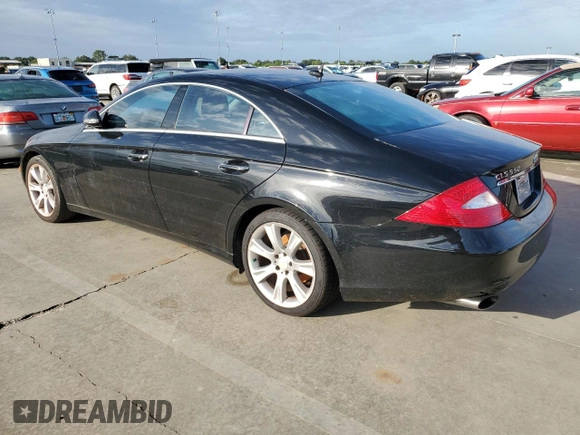 2008 Mercedes-Benz CLS-Class 5.5L with VIN WDDDJ72X68A117756, listed as a Copart auction lot 75158924 with 0 mi miles and Salvage Title. Bid and sale history available at carsss.com. Image 2.