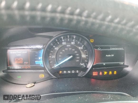 2018 Ford Explorer XLT with VIN 1FM5K8D80JGC68453, listed as a Copart auction lot 48401185 with 115,112 mi miles and Non Repairable. Bid and sale history available at DreamBid. Image 9.