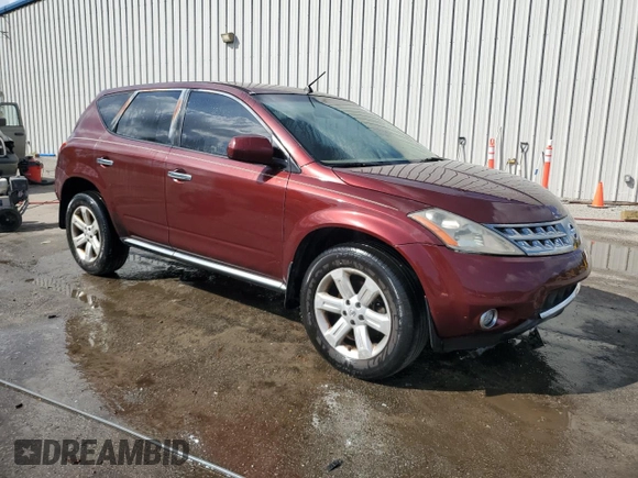 2007 Nissan Murano SL z VIN JN8AZ08T67W515959, wystawiony jako Copart lot #51770265 z przebiegiem 167 154 mil mil oraz Szkoda całkowita • Salvage title. Historia ofert i sprzedaży dostępna na DreamBid. Obrazek 4.