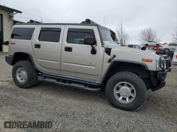 2005 Hummer H2 SUV with VIN 5GRGN23U85H119139, listed as a Copart auction lot 48065745 with 178,449 mi miles and Salvage Title. Bid and sale history available at carsss.com. Image 4.