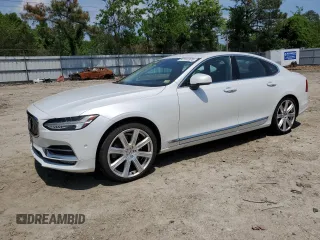 2017 Volvo S90 Inscription с VIN YV1A22ML1H1008574, выставлен на аукционе Copart как лот 57161975 с пробегом 65 414 миль миль и Списание • Salvage title. История ставок и продаж доступна на DreamBid. Изображение 1.