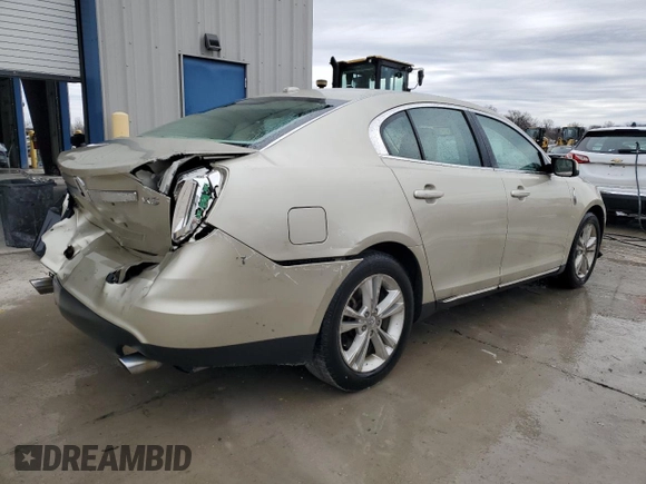 2010 Lincoln MKS with VIN 1LNHL9DR0AG601503, listed as a Copart auction lot 44265785 with 170,426 mi miles and Salvage Title. Bid and sale history available at DreamBid. Image 3.