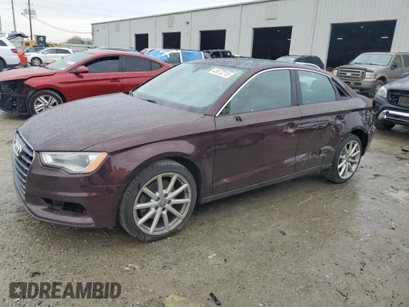 2015 Audi A3 2.0T Premium Plus with VIN WAUEFGFF5F1023024, listed as a Copart auction lot 45872215 with 2,539 mi miles and Salvage Title. Bid and sale history available at carsss.com. Image 1.