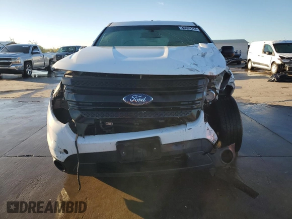 2015 Ford Utility Police Interceptor with VIN 1FM5K8AR7FGB75725, listed as a Copart auction lot 80084754 with 281,718 mi miles and Salvage Title. Bid and sale history available at carsss.com. Image 5.