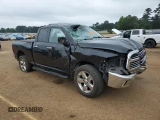 2018 Ram 1500 Big Horn with VIN 1C6RR7GG8JS310712, listed as a Copart auction lot 54165265 with 129,619 mi miles and Salvage title. Bid and sale history available at DreamBid. Image 4.