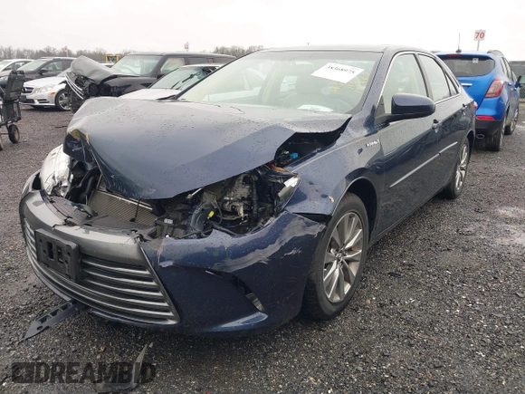 2017 Toyota Camry Hybrid LE with VIN 4T1BD1FK9HU214691, listed as a IAAI auction lot 38368975 with 22,673 mi miles. Bid and sale history available at carsss.com. Image 2.