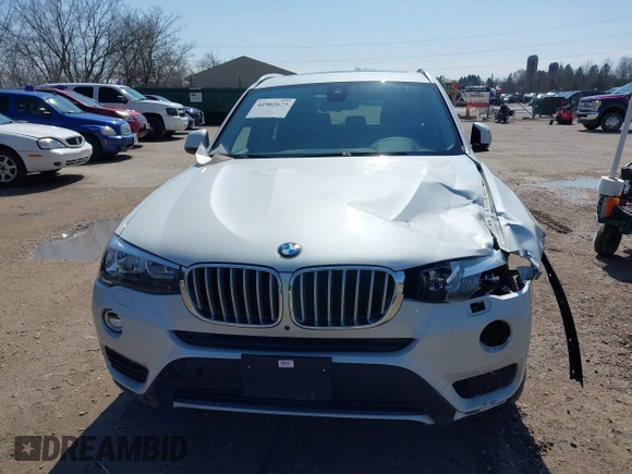 2016 BMW X3 xDrive28i with VIN 5UXWX9C5XG0D75116, listed as a IAAI auction lot 41902673 with 46,200 mi miles and . Bid and sale history available at DreamBid. Image 12.
