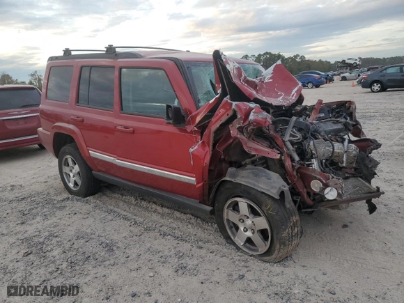 2010 Jeep Commander Sport with VIN 1J4RH4GK9AC115737, listed as a Copart auction lot 83028054 with 0 mi miles and Salvage Title. Bid and sale history available at carsss.com. Image 4.