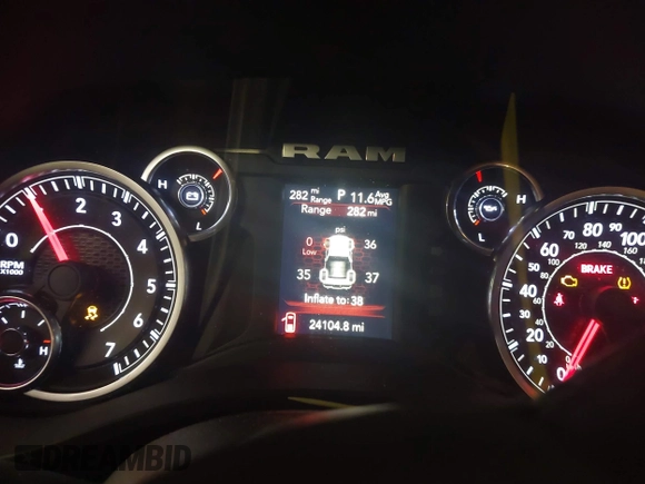 2022 Ram 1500 Big Horn с VIN 1C6SRFBTXNN134167, выставлен на аукционе IAAI как лот 41427090 с пробегом 24 104 миль миль и . История ставок и продаж доступна на DreamBid. Изображение 7.