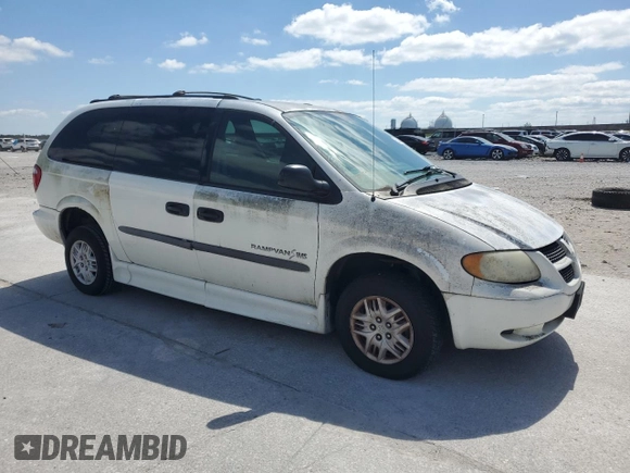 2004 Dodge Caravan SE with VIN 1D4GP24R94B584782, listed as a Copart auction lot 53035115 with 84,873 mi miles and Salvage Title. Bid and sale history available at carsss.com. Image 4.