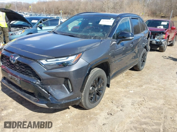 2024 Toyota RAV4 Hybrid XSE with VIN 2T3E6RFVXRW052367, listed as a IAAI auction lot 41350121 with 16,184 mi miles. Bid and sale history available at carsss.com. Image 2.