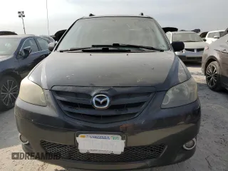 2005 Mazda MPV LX with VIN JM3LW28J550550474, listed as a Copart auction lot 75112994 with 0 mi miles and Salvage Title. Bid and sale history available at carsss.com. Image 5.