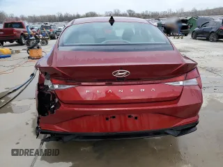 2023 Hyundai Elantra SEL with VIN KMHLS4AG8PU606168, listed as a Copart auction lot 49257485 with 11,945 mi miles and Salvage Title. Bid and sale history available at DreamBid. Image 6.