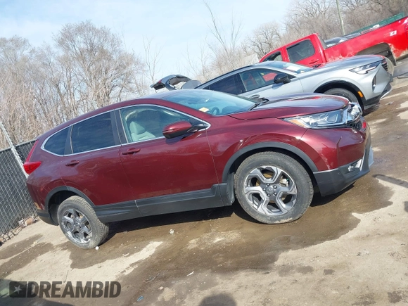 2018 Honda CR-V EX with VIN 5J6RW2H51JL016641, listed as a IAAI auction lot 41786139 with 50,957 mi miles. Bid and sale history available at carsss.com. Image 13.