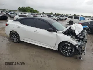 2024 Nissan Sentra SR with VIN 3N1AB8DV8RY301298, listed as a Copart auction lot 51853825 with Not provided miles and Salvage title. Bid and sale history available at DreamBid. Image 4.