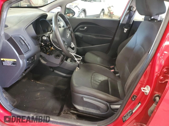 2017 Kia Rio LX with VIN KNADM4A34H6035510, listed as a Copart auction lot 63038054 with 52,837 mi miles and Salvage Title. Bid and sale history available at carsss.com. Image 7.