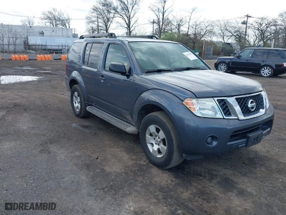 2012 Nissan Pathfinder S with VIN 5N1AR1NB4CC605471, listed as a IAAI auction lot 42034358 with 201,180 mi miles. Bid and sale history available at carsss.com. Image 1.