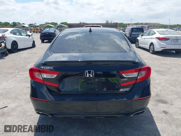 2022 Honda Accord Sport SE with VIN 1HGCV1F42NA034507, listed as a IAAI auction lot 42146558 with 35,673 mi miles and . Bid and sale history available at DreamBid. Image 16.
