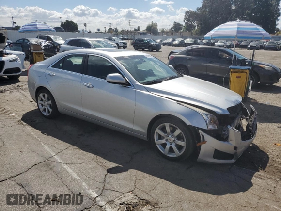 2013 Cadillac ATS with VIN 1G6AA5RA0D0174072, listed as a Copart auction lot 51001525 with 134,967 mi miles and Salvage title. Bid and sale history available at DreamBid. Image 4.