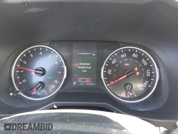 2020 Toyota RAV4 XLE with VIN 2T3W1RFV2LW077919, listed as a IAAI auction lot 42531056 with 74,223 mi miles and . Bid and sale history available at DreamBid. Image 7.