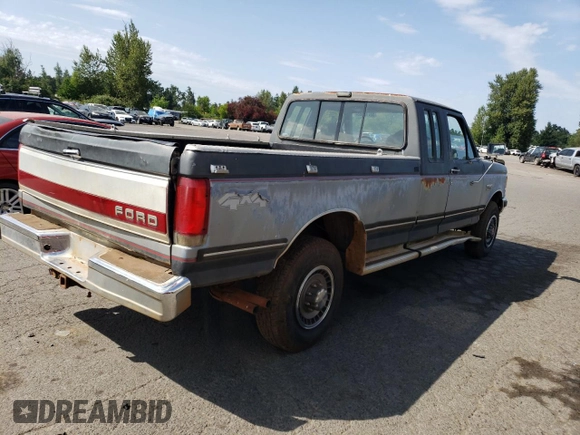 1991 Ford F-250 с VIN 1FTHX26GXMKA33256, выставлен на аукционе Copart как лот 59715565 с пробегом 93 443 миль миль и Чистый • Clean title. История ставок и продаж доступна на DreamBid. Изображение 3.