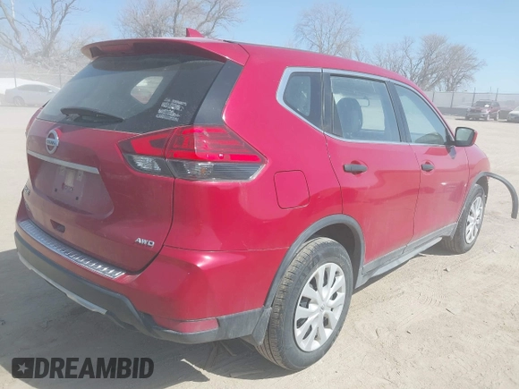 2017 Nissan Rogue SV with VIN JN8AT2MVXHW255006, listed as a IAAI auction lot 41788317 with 83,928 mi miles. Bid and sale history available at carsss.com. Image 4.
