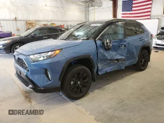 2024 Toyota RAV4 Hybrid XSE with VIN 2T3E6RFVXRW076006, listed as a Copart auction lot 54914615 with 8,382 mi miles and Salvage Title. Bid and sale history available at DreamBid. Image 1.