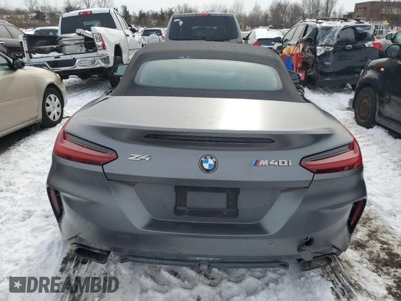 2021 BMW Z4 sDriveM40i с VIN WBAHF9C08MWX37657, выставлен на аукционе Copart как лот 44117355 с пробегом Не указан миль и Списание • Salvage title. История ставок и продаж доступна на DreamBid. Изображение 6.