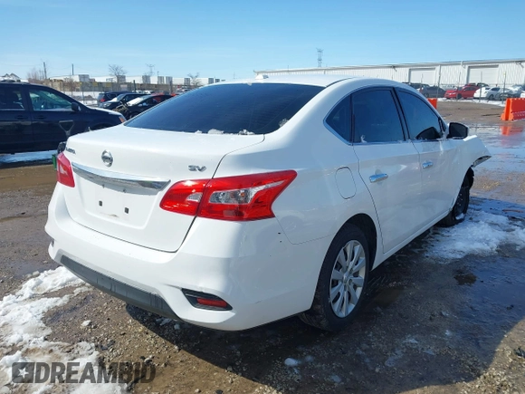 2017 Nissan Sentra S with VIN 3N1AB7AP7HY324022, listed as a IAAI auction lot 41839766 with 142,055 mi miles and . Bid and sale history available at DreamBid. Image 4.